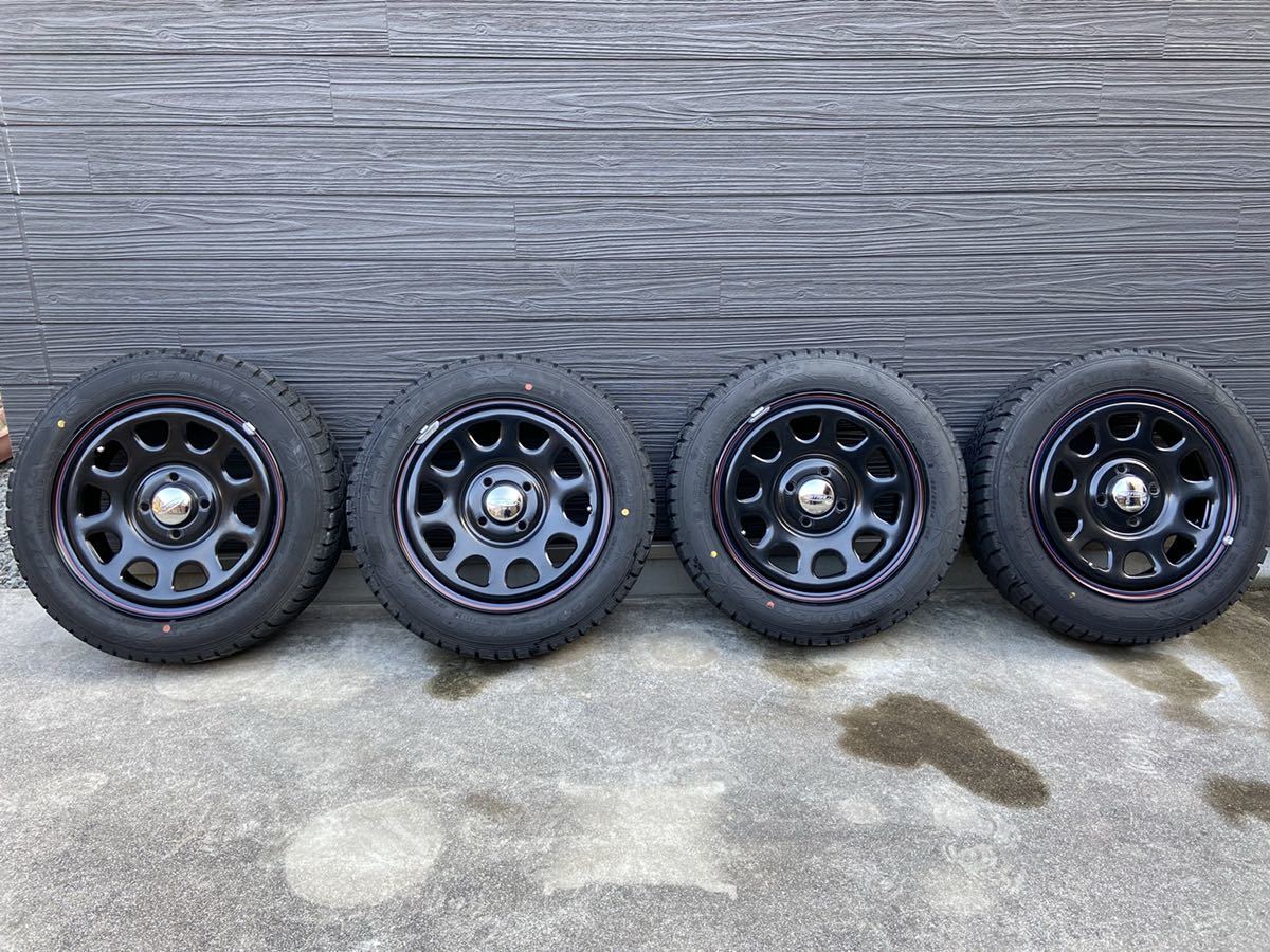 日本お値下 デイトナ スチールホイール 4穴 スタッドレス 155/65R14 ・4本セット! 日本お値下 デイトナ スチールホイール 4穴 スタッドレス 155/65R14 ・4本セット!