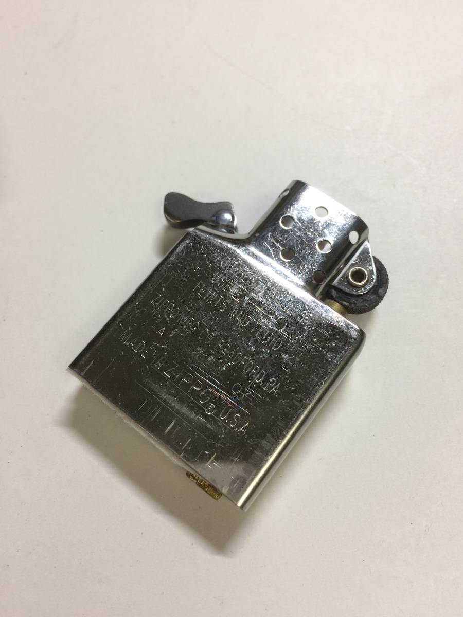  未使用 非売品 ZIPPO ジッポー HOPE ホープ 茶革巻き レザー オイルライター_画像6