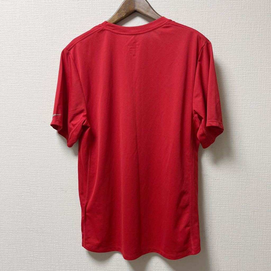 NIKE ナイキ 半袖Tシャツ プラクティスシャツ Sサイズ レッド ポリエステル DRI-FIT_画像2