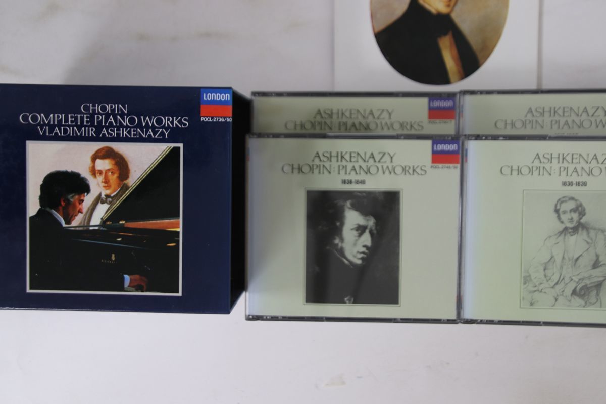 16CD Vladimir Ashkenazy Chopin Complete Piano Works 16CD Vladimir Ashkenazy Chopin Complete Piano Works