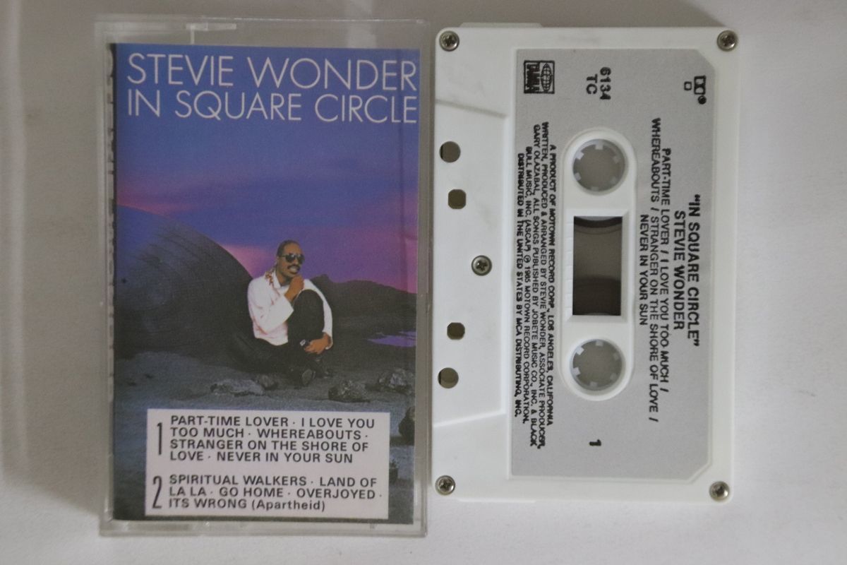 米TAPE Stevie Wonder In Square Circle 6134TC TAMLA /00110
