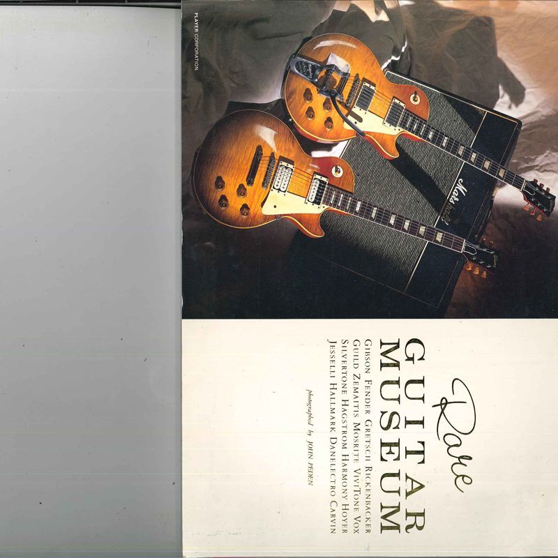 BOOKS Magazine Player別冊 Rare Guitar 送料無料 激安 お買い得 キ゛フト 00720 9周年記念イベントが T100981801305 PLAYER Museum