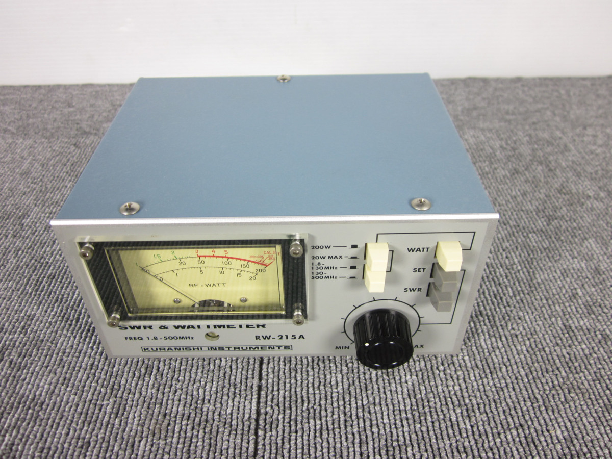 64%OFF!】クラニシ SWR計 RW-271M 130MHz~1300MHz 中古 アマチュア無線