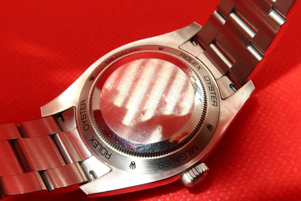 ■□ROLEX ロレックス 116400GV ミルガウス G番 自動巻き メンズ腕時計□■