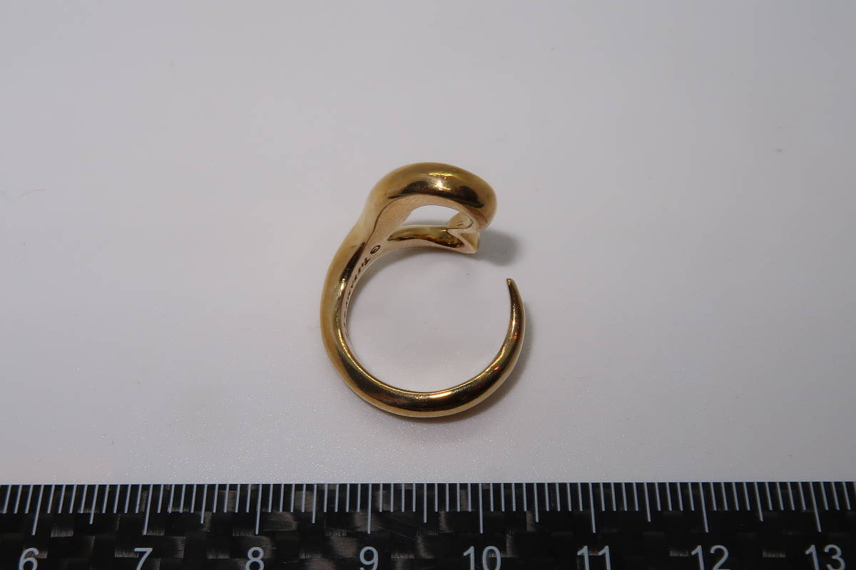 ♪♪TIFFANY&Co. ティファニー K18YG/750 指輪 リング 10号