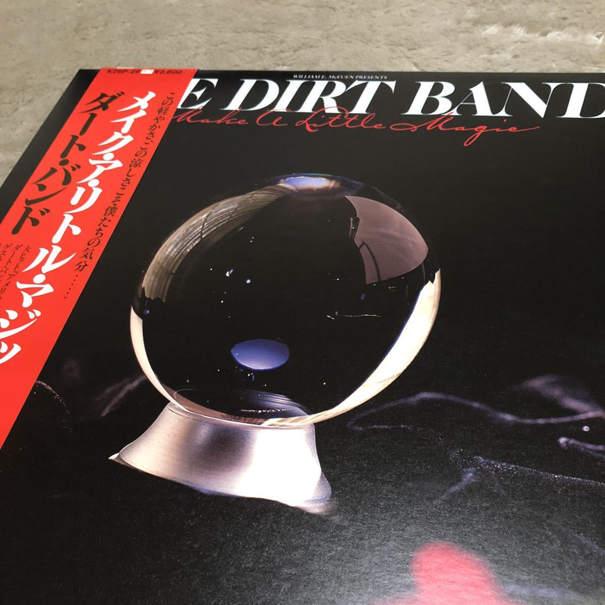 【見本盤国内盤帯付】THE DIRT BAND MAKE A LITTLE MAGIC ダークバンド メイクアリトルマジック/LP レコード/K26P-26/ライナー有/ロック/_画像5