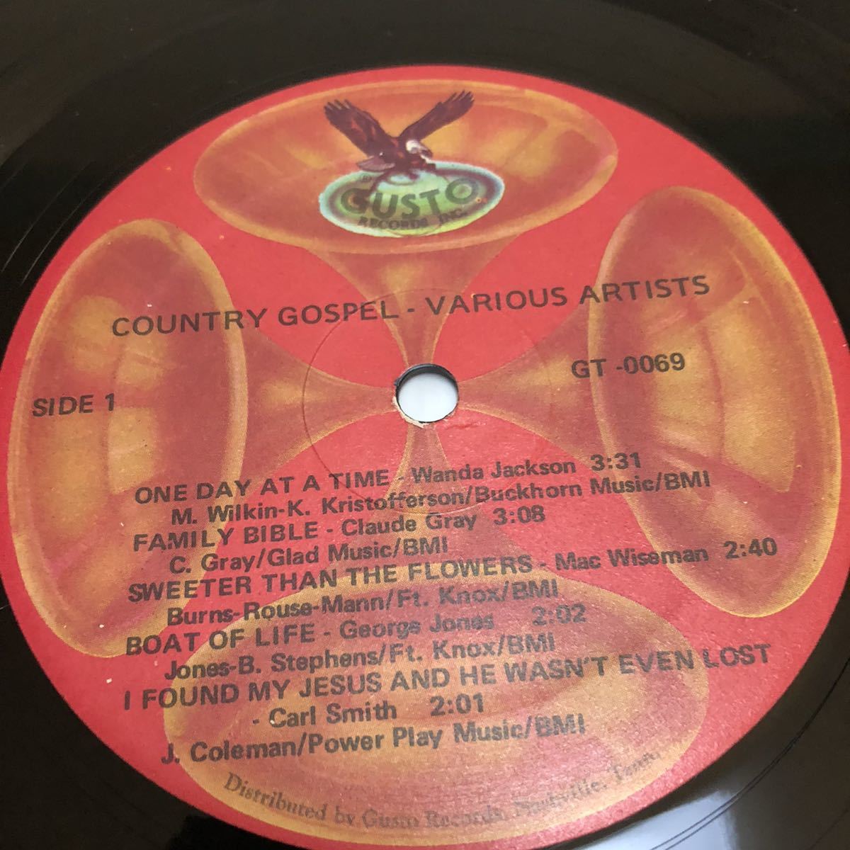 【シュリンク付US盤米盤】V.A CONTRY GOSPEL カントリーゴスペル / LP レコード / GT0069 /_画像8