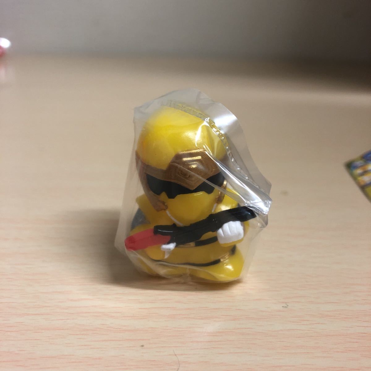  редкий Bandai Ninpu Sentai Hurricanger sofvi коллекция [ - li талон желтый ] не использовался 2002 год в это время товар 