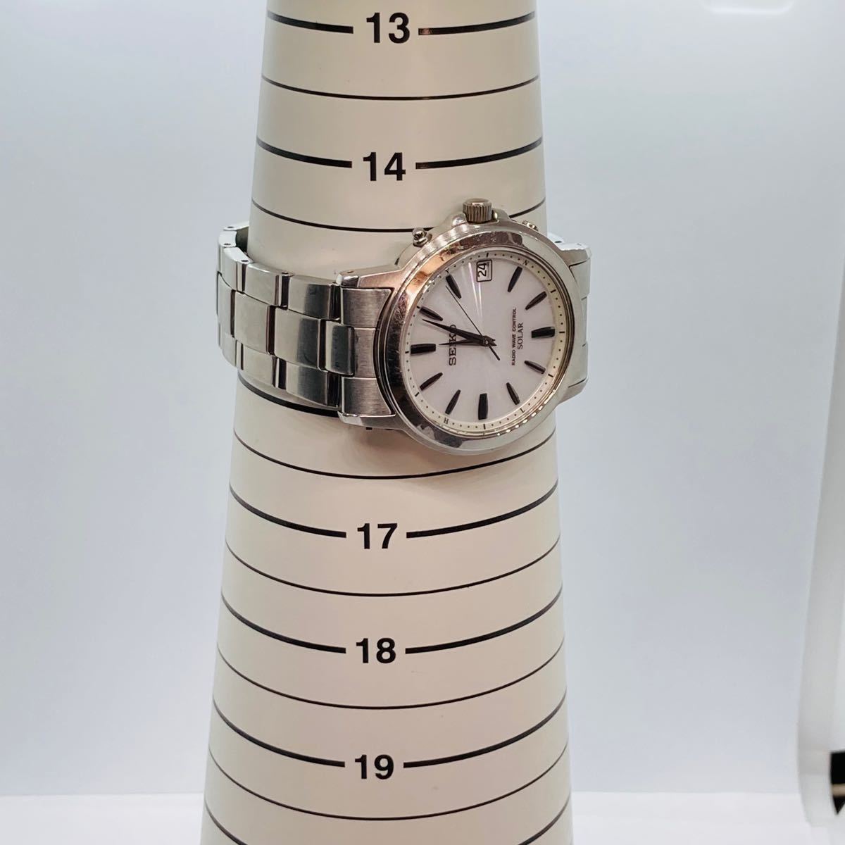 SEIKO セイコー 電波ソーラー 腕時計 7B52-0AF0(¥8,888