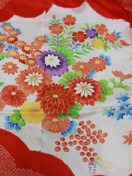  приятный ткань специальный отбор 96183 wt "Семь, пять, три" 4 .. рука .... диафрагмирования кимоно упрощенный новый товар 
