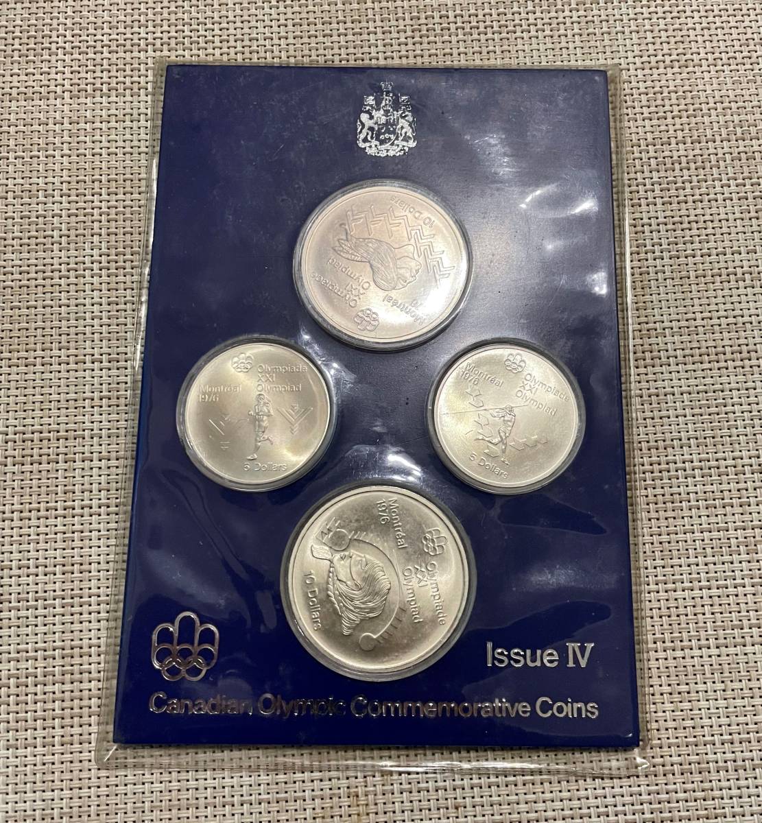 販促モール 1976年カナダモントリオールオリンピック記念銀貨プルーフセット その他