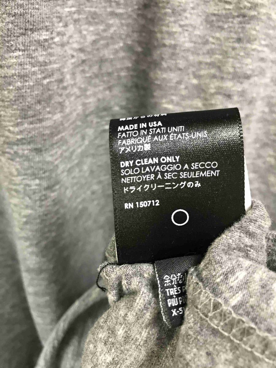 国内正規 18SS AMIRI アミリ LOVERS ラヴァーズ Tシャツ 灰 XS