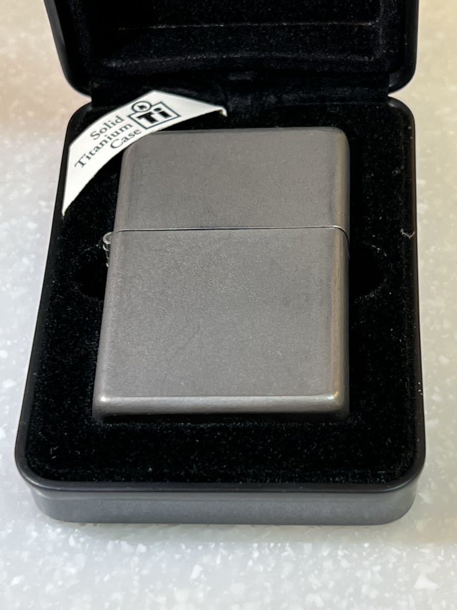 限定製作】 チタン ZIPPO SOLID SOLID 2001年製 TITANIUM 純 ソリッド