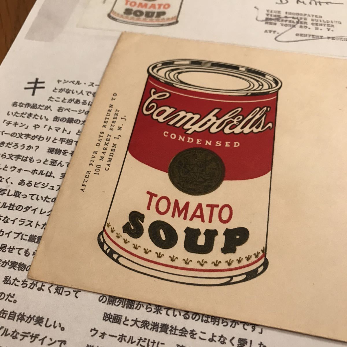 本物 元ネタ ビンテージ キャンベルスープ 缶 CAMPBELL SOUP アンディ