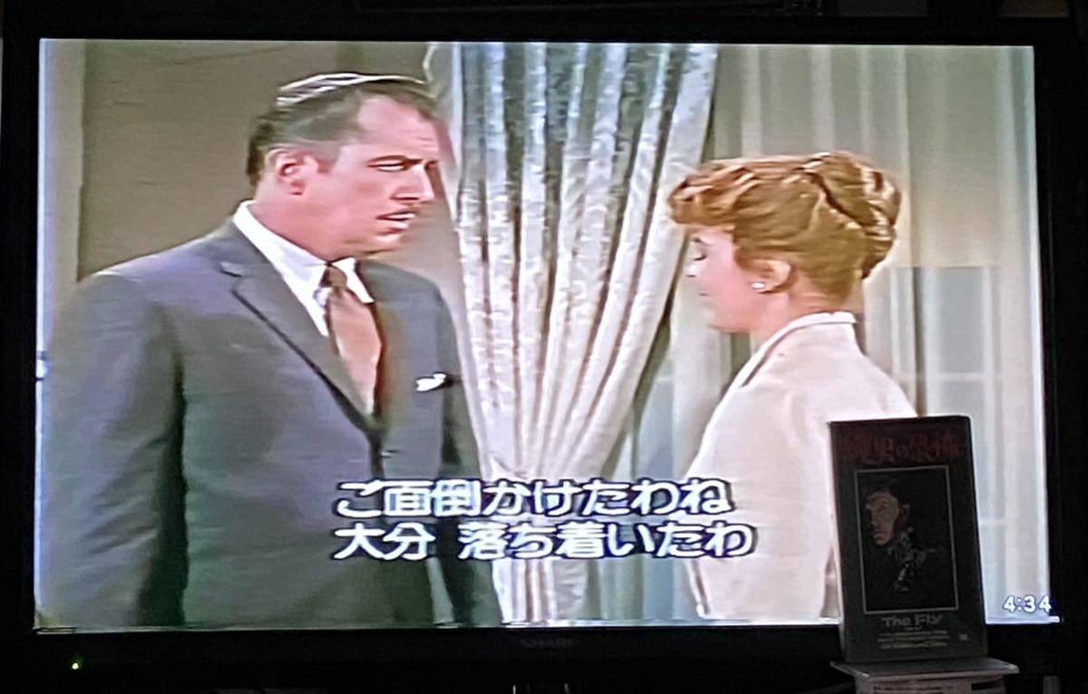 ◆蝿男の恐怖◆VHSビデオテープ◆1958年米◆古典ＳＦホラー◆名作、コレクターズ◆レンタルUP◆廃盤◆希少◆_画像8