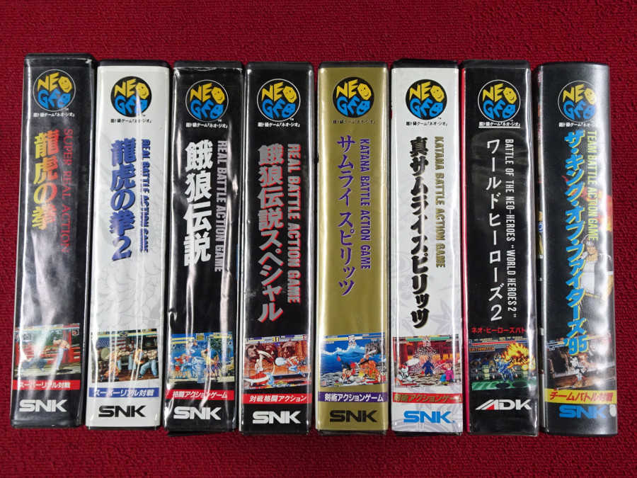 NG ネオジオROMソフト 8本セット 餓狼伝説*ジャンク品【GH