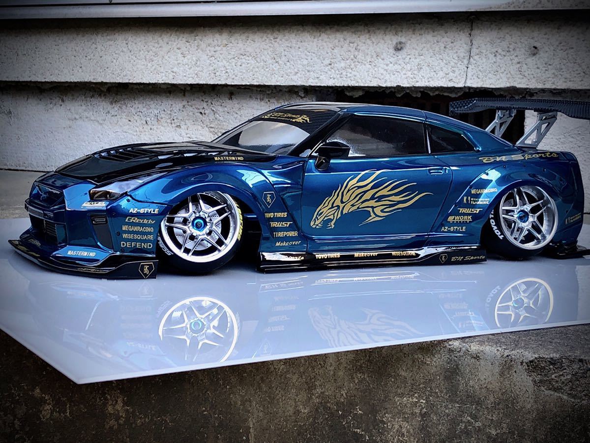 新作品 1/10 (パンドラ) 日産 GT-R R35 BLS (BN Sports公認 新作品 1/10 (パンドラ) 日産 GT-R R35 BLS (BN Sports公認