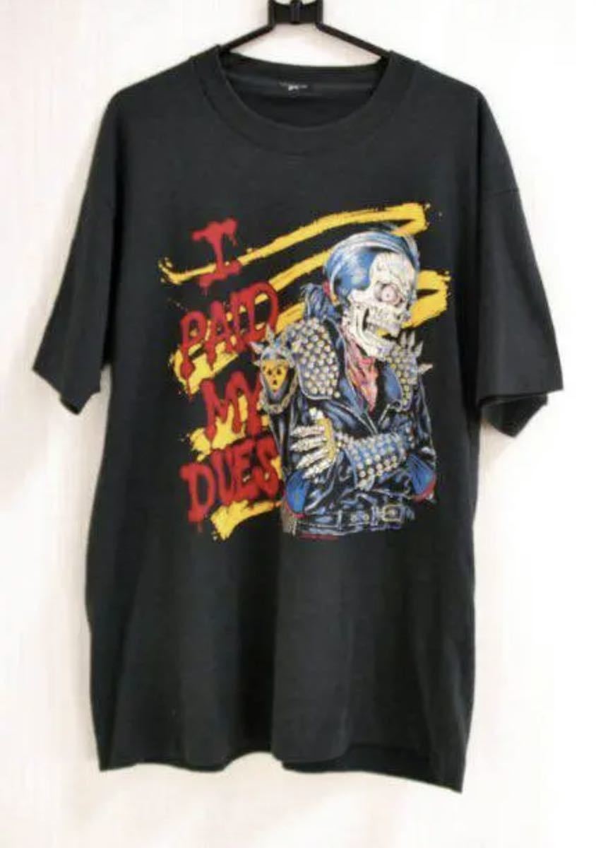 90s air waves ヴィンテージtシャツ バンドt pushead_画像1