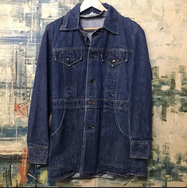 本物の Levi’s S 程度良USA製 ヴィンテージ70年代ブッシュジャケット ジージャン 本物の Levi’s S 程度良USA製 ヴィンテージ70年代ブッシュジャケット ジージャン