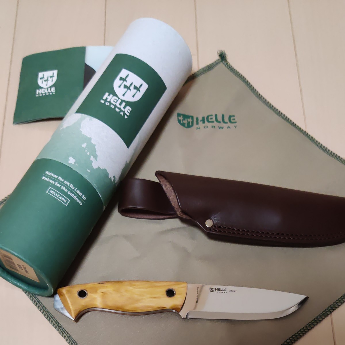 新品未使用 ヘレナイフ ユートゥベーラ HELLE UTVAER 正規品-