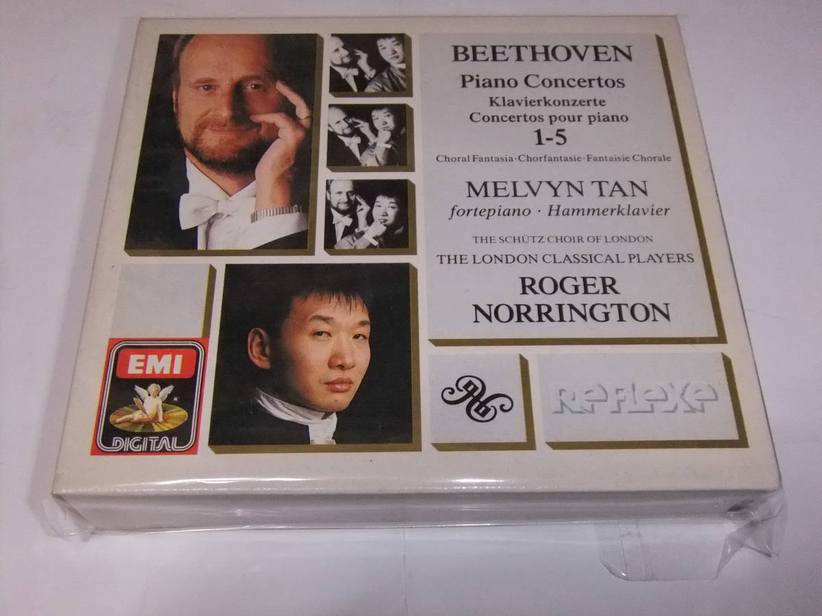 西ドイツ製初期盤　[EMI] ノリントン＆タン　ベートーヴェン　ピアノ協奏曲全集_画像1