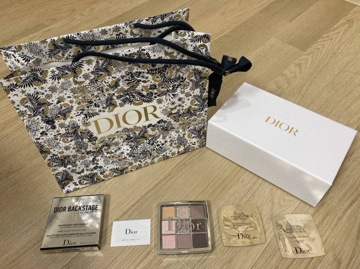新品 ディオール バックステージ アイパレット 002 限定 Christian Dior クール アイシャドウ アイシャドー 箱付き 袋付き 美容液 おまけ