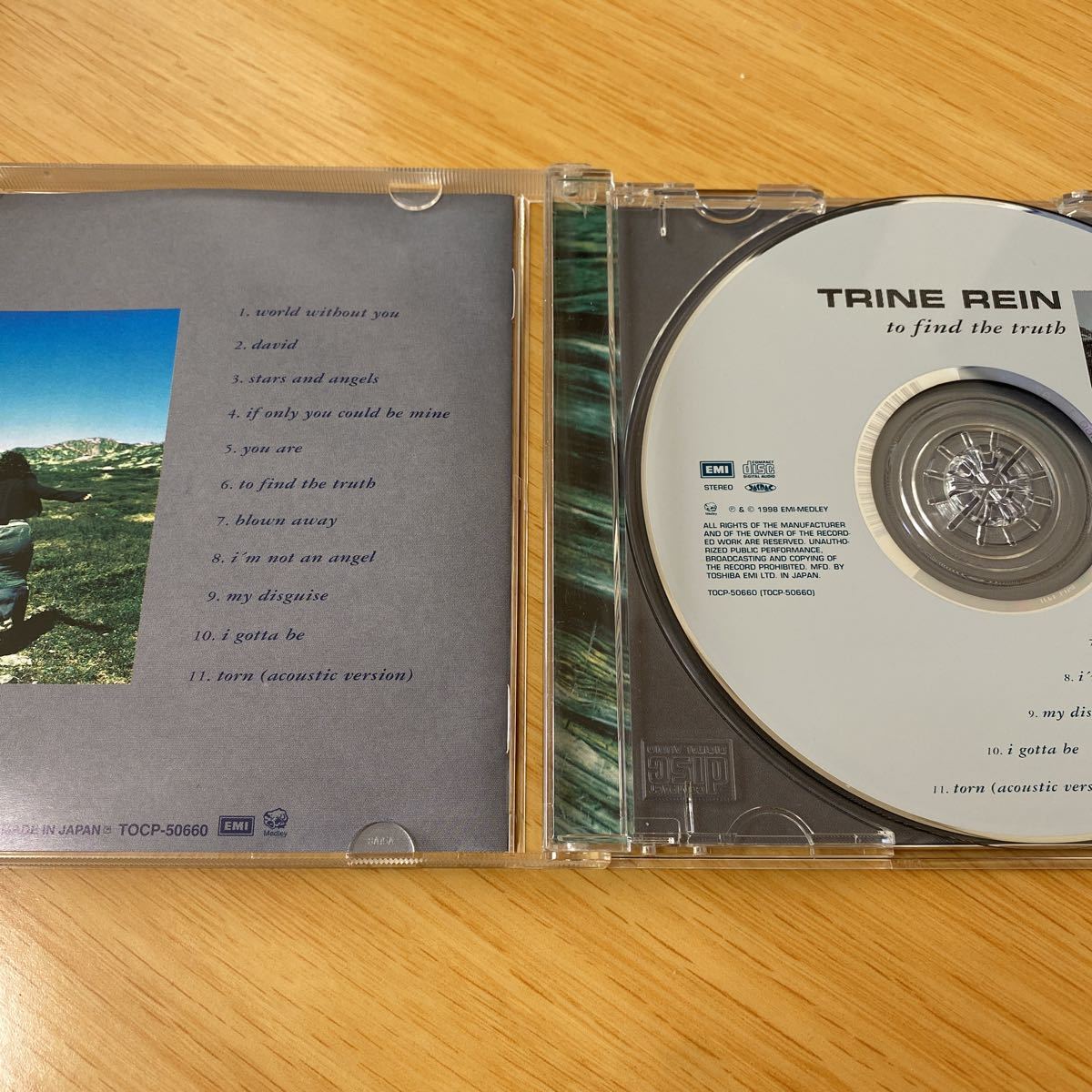 【美品】CD Trine Rein / To Find The Truth 日本盤 ドリーネ レイン_画像3