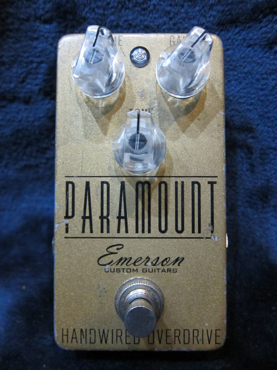 卸売 Guitars Custom 即決☆Emerson Paramount Overdrive☆ミディアムゲインの高品質ドライブペダル♪ Handwired オーバードライブ