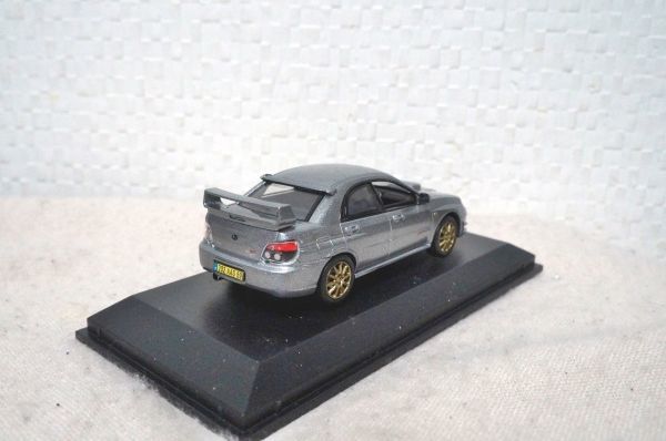 ノレブ スバル インプレッサ WRX STI 2006 1/43 ミニカー グレイ GDB_画像2