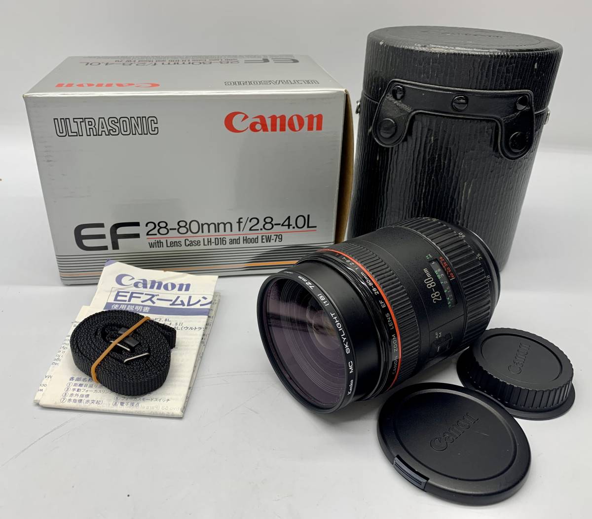 CANON キャノン ズームレンズ EF 28-80mm 1:2.8-4 L Kenko レンズ