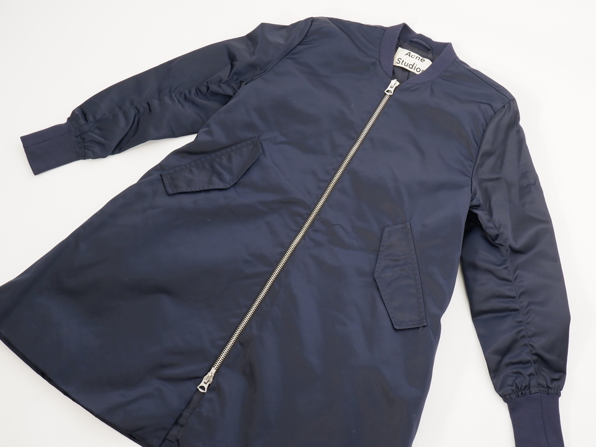 Acne Studiosアクネストゥディオズ ECLIPSE SHINE PAW15 ロングMA-1型