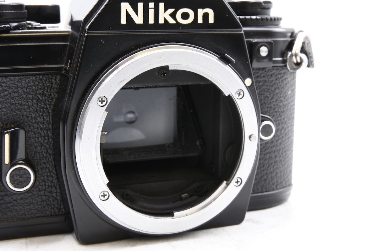 ◇ Nikon ニコン EM + NIKON LENS SERIES E 35mm F2.5 + NIKON LENS SERIES E 100mm F2.8 MF一眼 広角単焦点 中望遠単焦点レンズ セット_画像7