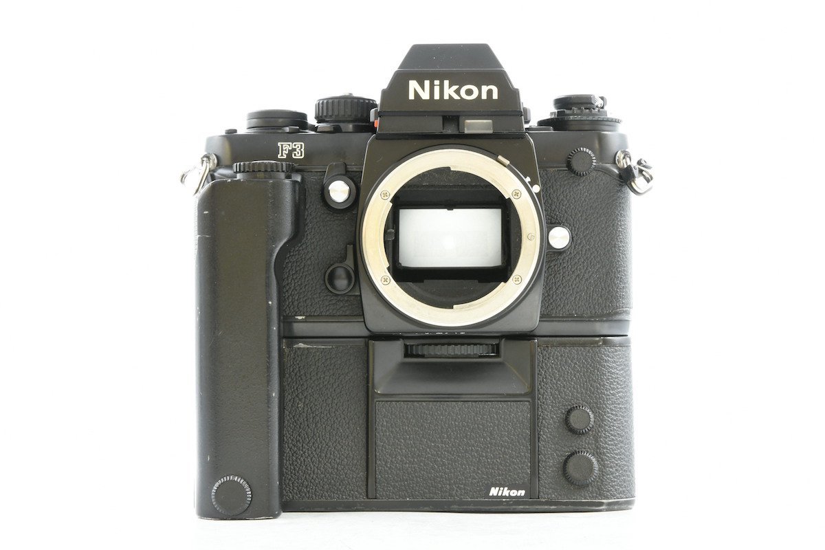 ◇ Nikon ニコン F3 アイレベル 184万台 + MD-4 ボディ フィルムカメラ