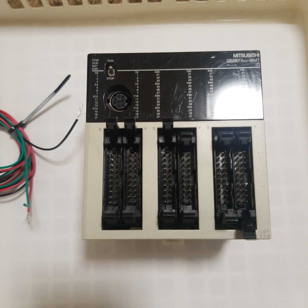 三菱 MITSUBISHI シーケンサー FX3uc-96MT/D (メモリクリア済