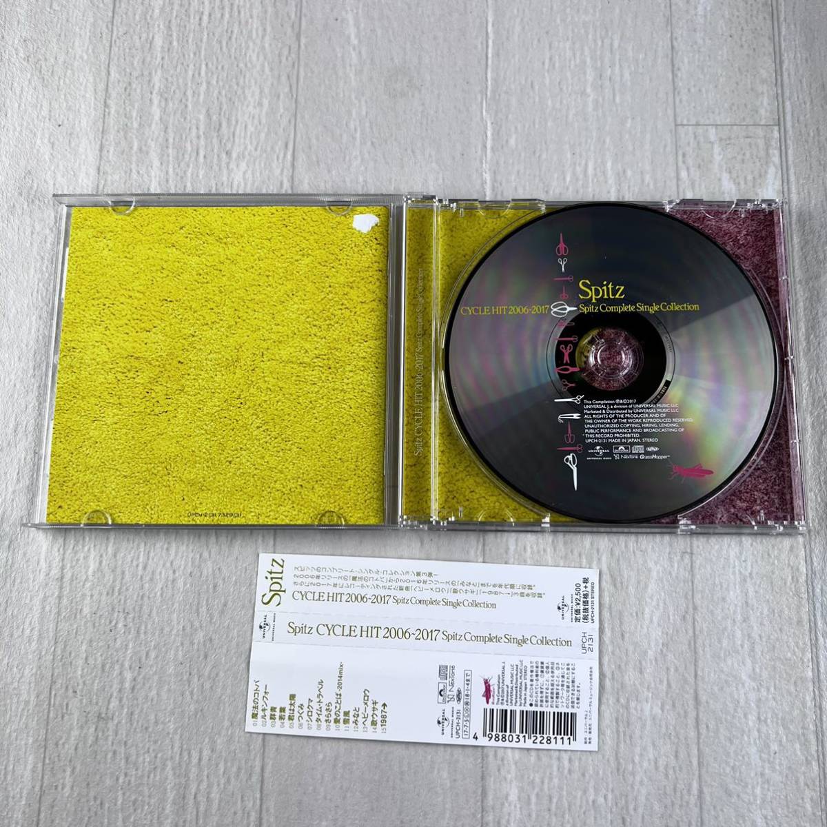 Spitz CYCLE HIT 2006-2007 Spitz Complete Single Collection CD スピッツ_画像2