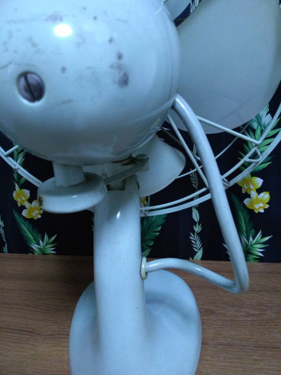東京芝浦電気 東芝 ヴィンテージ ビンテージ 昭和レトロ ローズエンブレム 扇風機 アンティーク 8