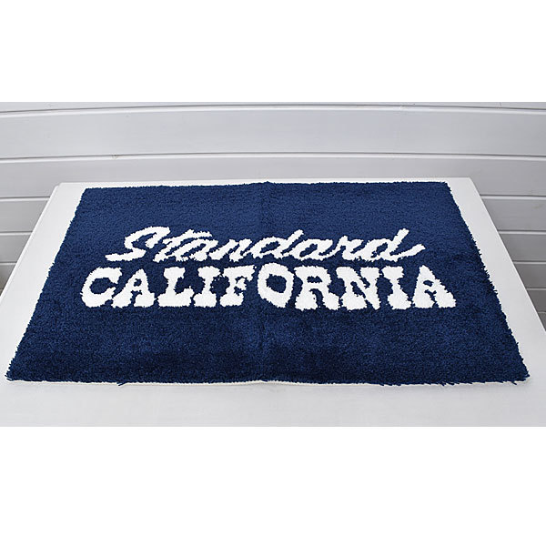 新品 STANDARD CALIFORNIA SD Logo Rug スタンダードカリフォルニア ラグ マット ネイビー｜21i1752*B 