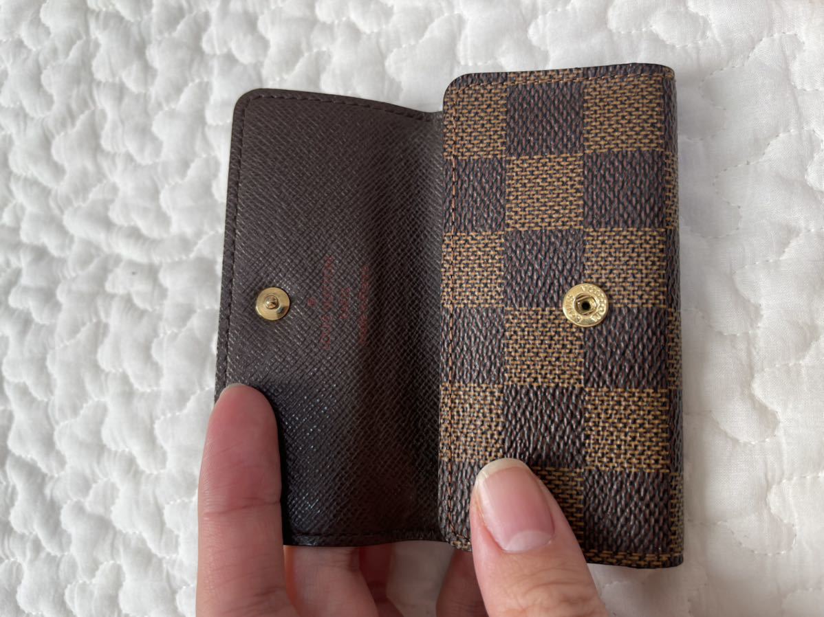 ルイヴィトン　LOUIS VUITTON キーケース　ダミエ　名前入り_画像7