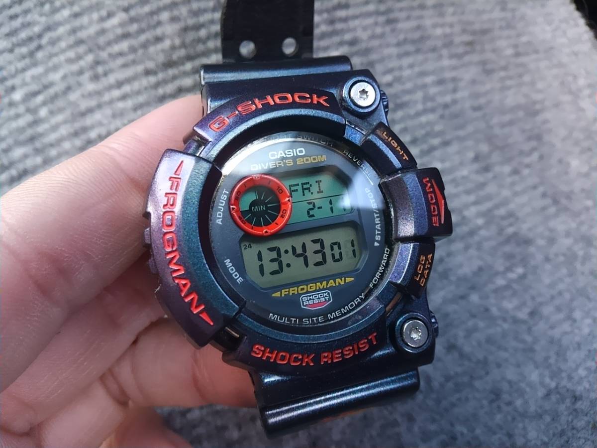 新品・未使用品】 G-SHOCK フロッグマン GW-201 毒蛙 マジョーラ-