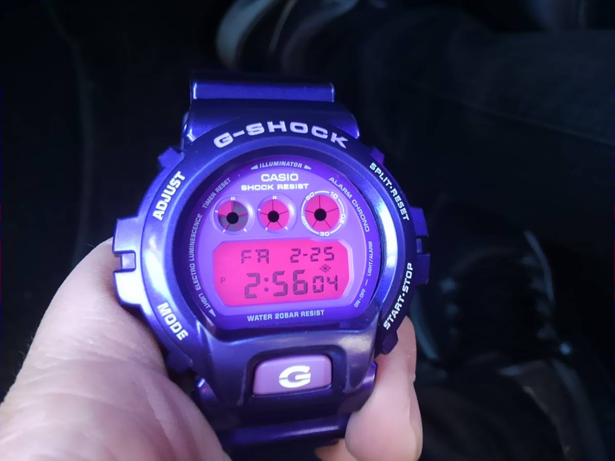 G-SHOCK 腕時計 DW-6900CC-6 クレイジーカラー パープル - 腕時計