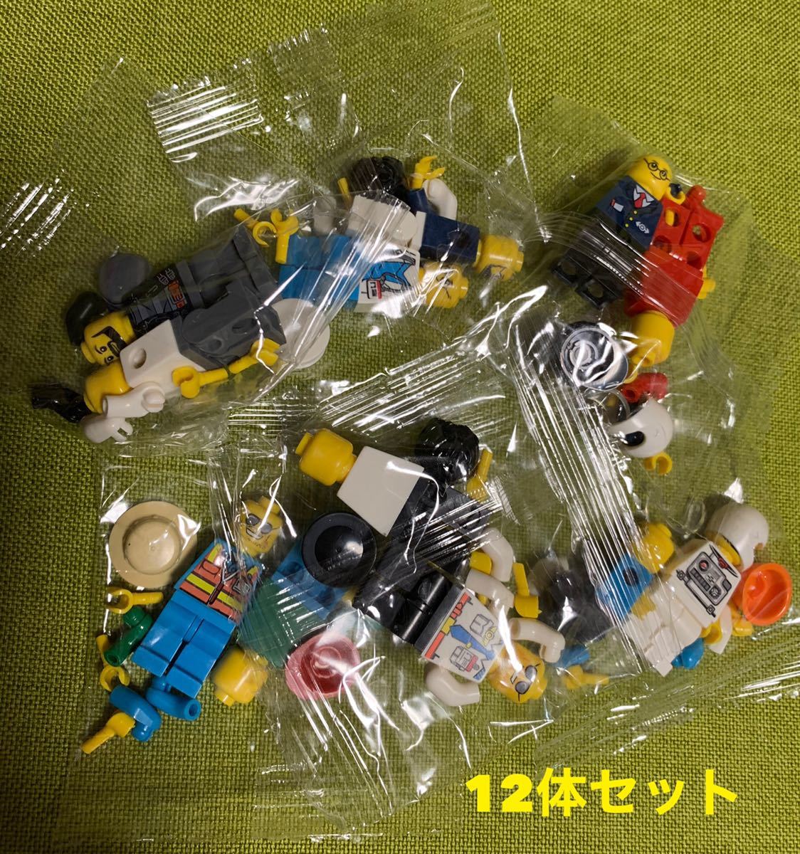 レゴミニフィグ 12体セット ミニフィグ レゴ互換品 LEGO レゴ【送料無料】レゴセット_画像2