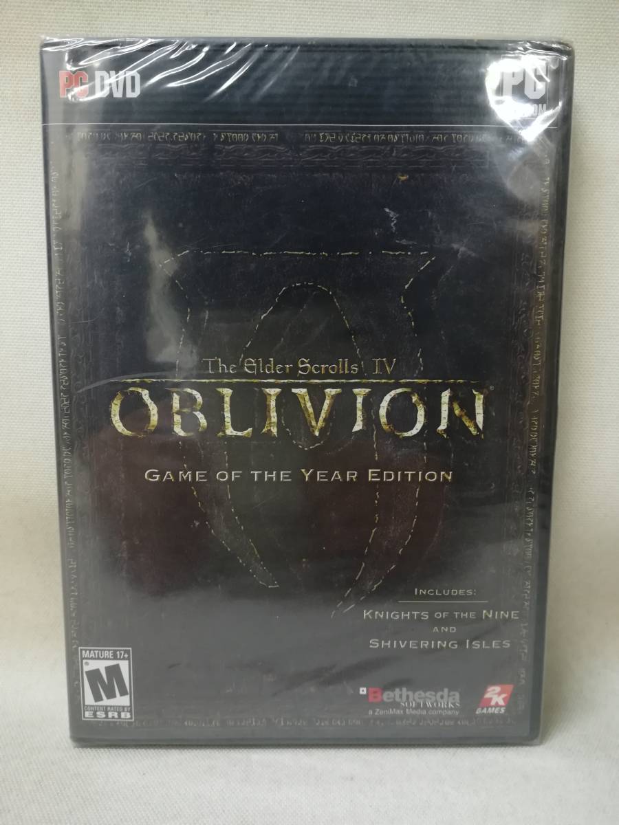PCゲーム ※未開封品 上等 The Elder Scrolls IV OBLIVION -GAME 北米版 EDITION- オブリビオン n2165 YEAR 日本未入荷 THE OF