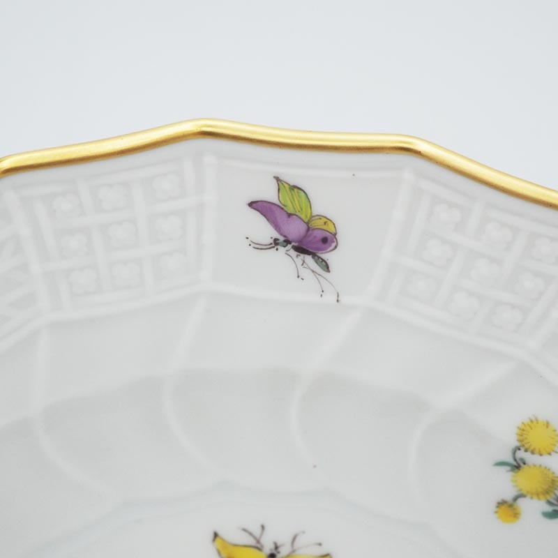 ブランド MEISSEN 自然主義 花ブーケと昆虫 カップのみの通販 by