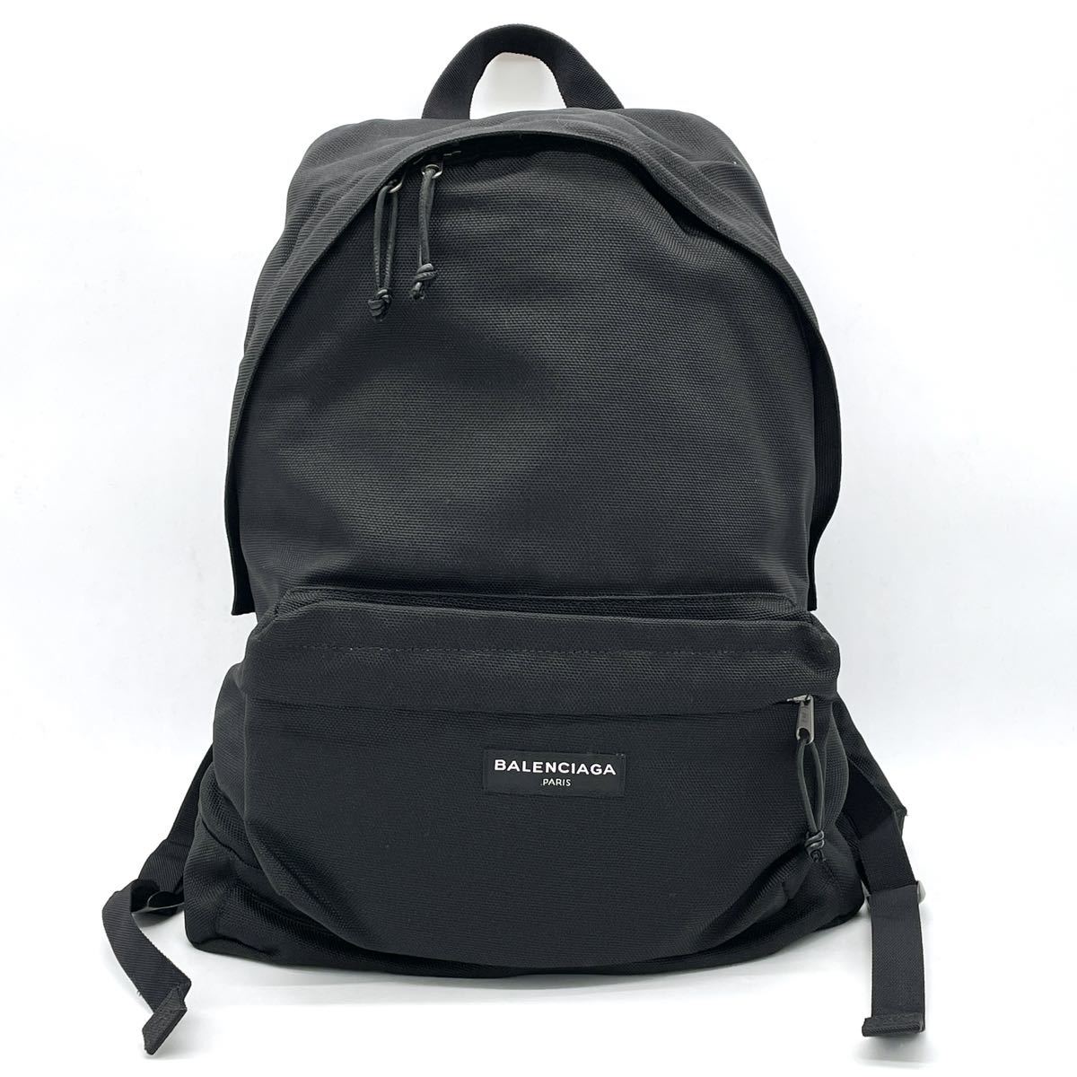 1円 美品 BALENCIAGA バレンシアガ エクスプローラー ロゴ バック
