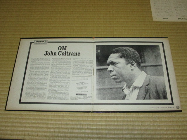 JOHN COLTRANE ジョン・コルトレーン OM オム 米 LP 赤黒ラベル マッコイ・タイナー エルヴィン・ジョーンズ フィル・ラモーン _画像4