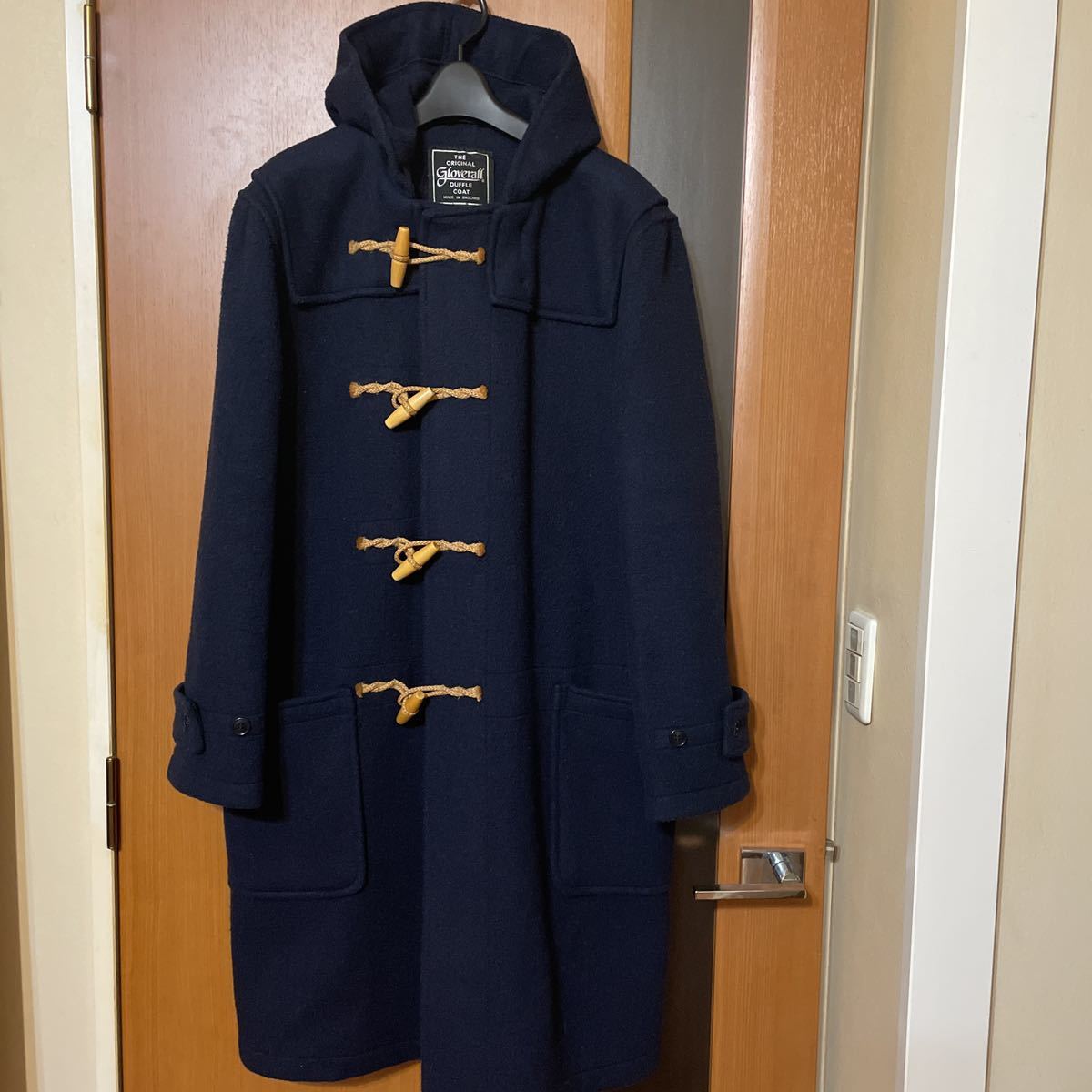 人気『GLOVERALL』90s ENGLAND製VINTAGEウールダッフルコート