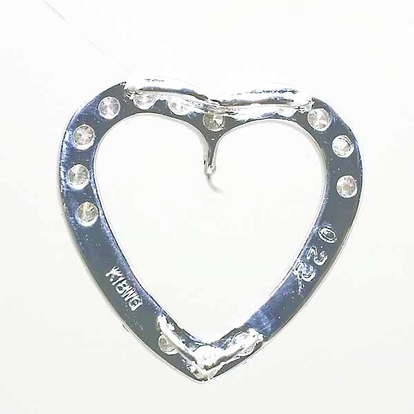ダイヤモンド 0.22ct 18金ホワイトゴールド K18WG ペンダント トップ