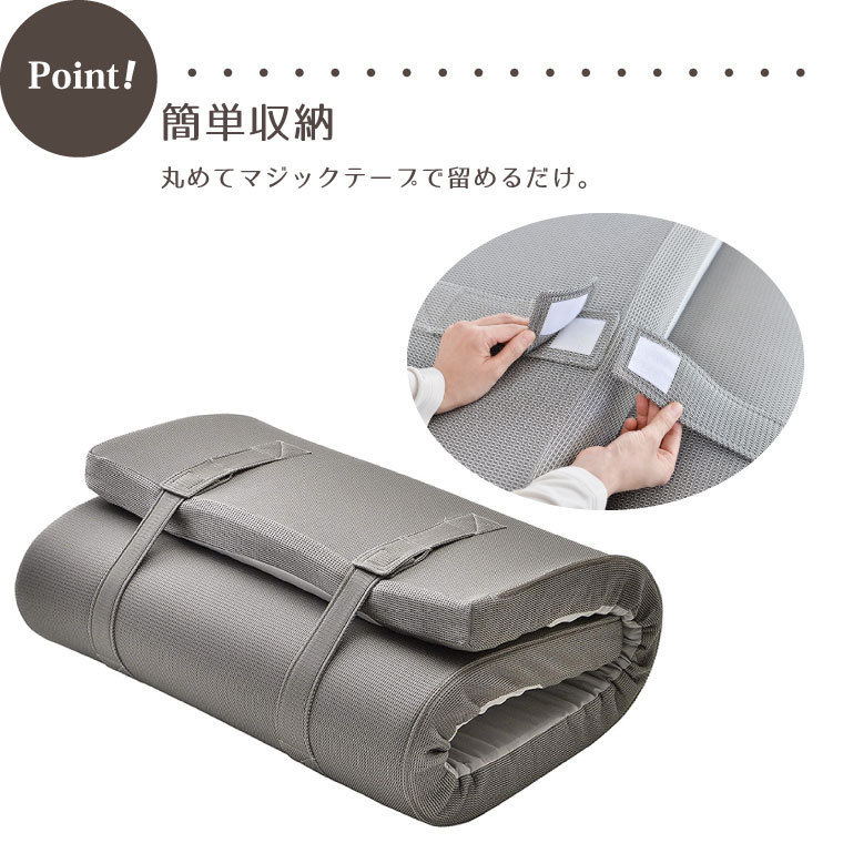 西川 SUYARA スヤラ 快眠 マットレス 敷布団 ダブル 140×200cm 厚さ9cm
