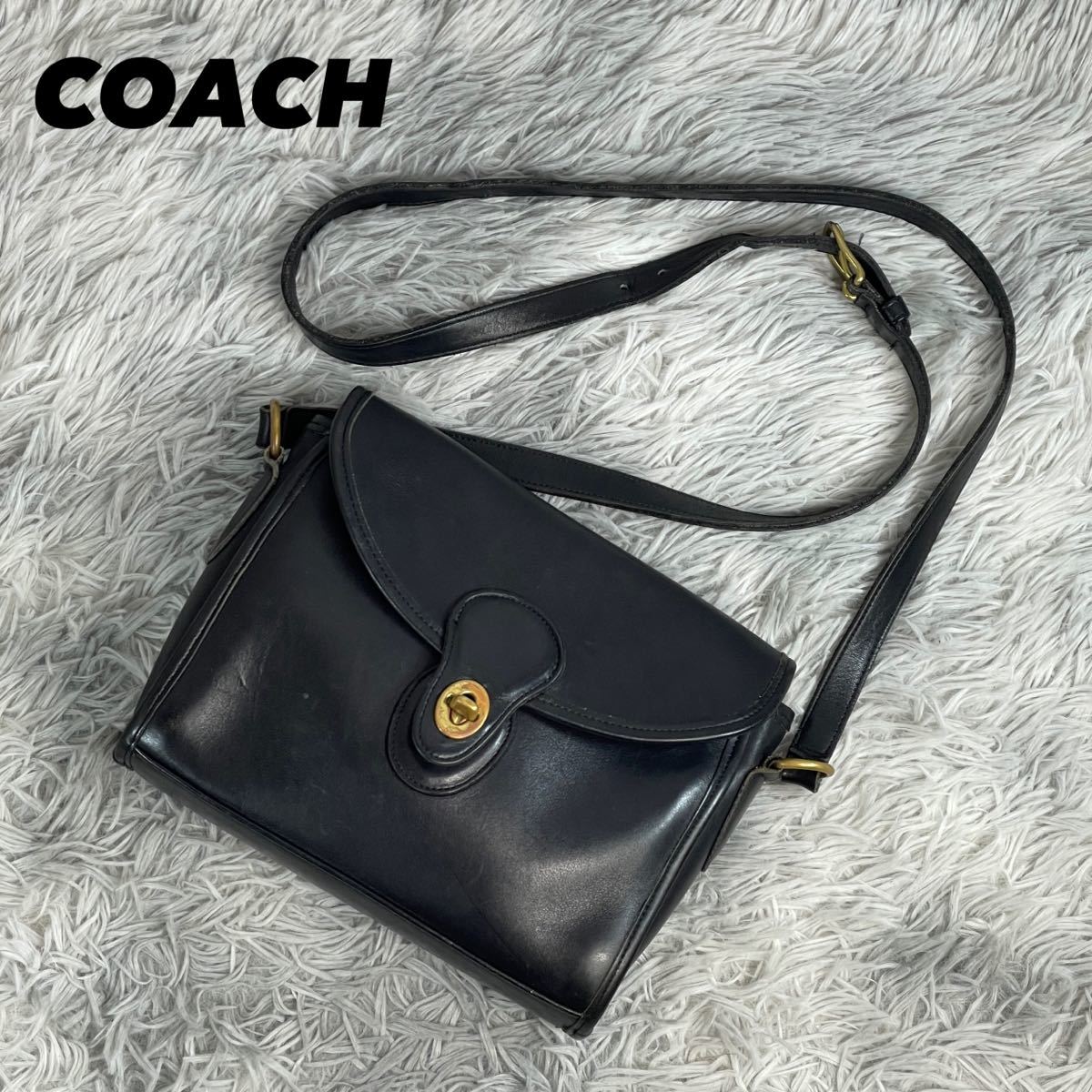 オールドコーチ COACH コーチ ショルダーバッグ ネイビー(¥17,000