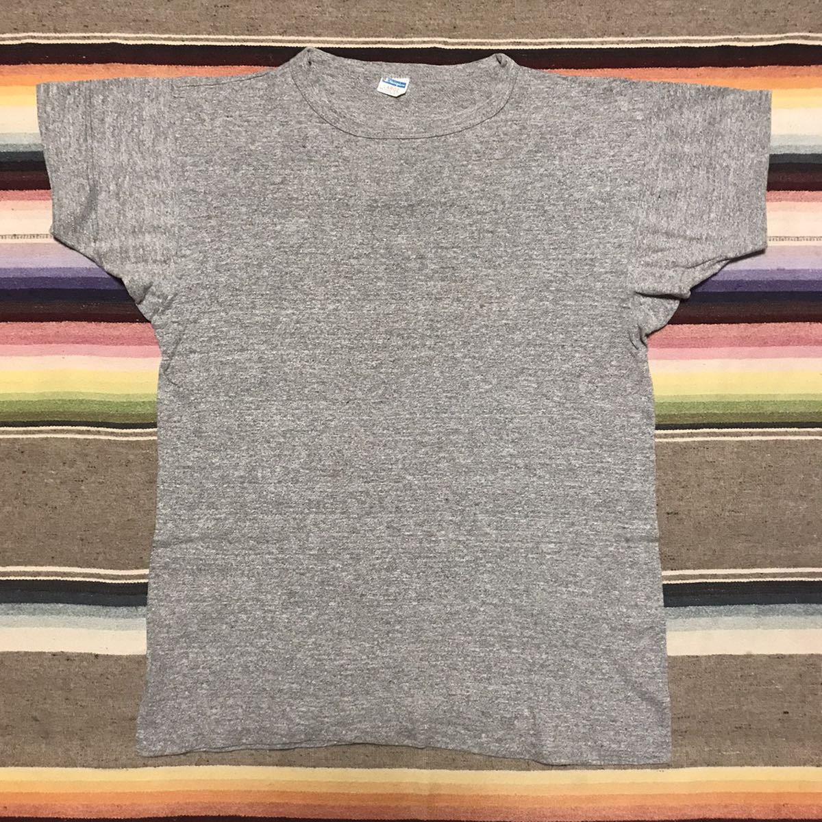 ◎送料無料◎希少無地☆70s Champion☆チャンピオンTシャツ☆霜降り